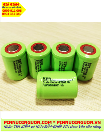 Pin sạc 1.2v 4/5SC2000mAh, Pin sạc công nghiệp đầu bằng NiMh 4/5SC2000mAh 1.2v, Cell pin Grepow NiMh 4/5SC2000mAh 1.2v